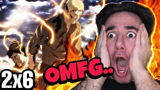 ATTACK ON TITAN 2x6 REACTION [upl. by Kus753]