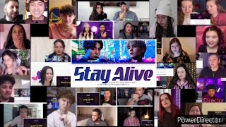 BTS Jungkook stay alive Prod SUGA reaction mashup [upl. by Yeslehc427]