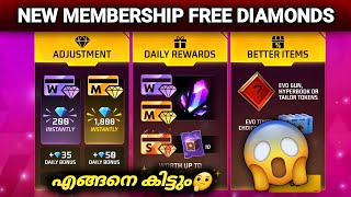 IMPROVED MEMBERSHIP FREE FIRE MALAYALAM  New Changes കണ്ടോ🤔 New Weekly amp Monthly Membership😱 [upl. by Llertnac]