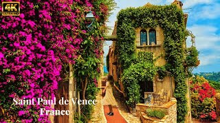 SAINT PAUL DE VENCE FRANCE 🇫🇷 The Most Beautiful Medieval Village In The South of France [upl. by Ykvir769]