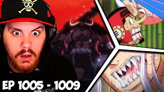 One Piece Episode 1005 1006 1007 1008 1009 Reaction  Yamatos Devil Fruit Revealed [upl. by Luedtke531]