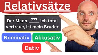 Endlich Relativsätze verstehen 💪  Deutsch lernen [upl. by Monto810]