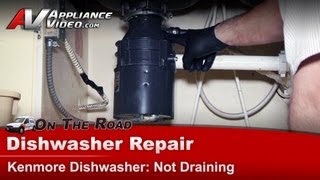 Kenmore Dishwasher Repair  Not Draining  58214409480 [upl. by Cris]