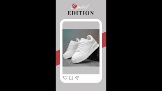 Mens Luxury Sneakers White Leather Casual Shoes Comfortable Running Shoes for Men Luxury Platfor [upl. by Hake570]