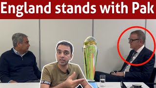 England shows its support towards Pak on Champions Trophy [upl. by Thesda]