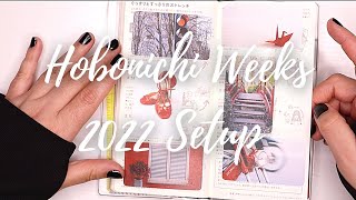 2022 HOBONICHI WEEKS  PLANNER SETUP [upl. by Pearlstein393]