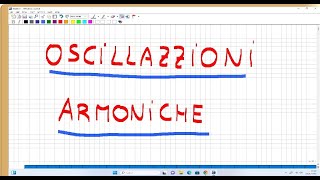 oscillazioni armoniche molle [upl. by Deelaw]