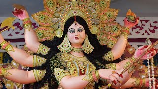 2024 का बुहत खूबसूरत माँ दुर्गा की प्रतिमा Keshav Arts Teem durga idol finel luk [upl. by Ahtivak]