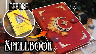 Turning a Basic Sketchbook into an Autumn Spellbook for the 🍁Whimsy ✨ [upl. by Urina]