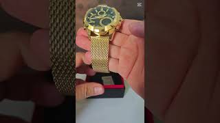 Technos Relógio Masculino Digitech Lançamento Dourado Relogio Digital Masculino de luxo Mais Bonito [upl. by Dric373]