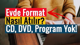 Windows 10 Format Atma  CDsiz  Programsız [upl. by Azelea]