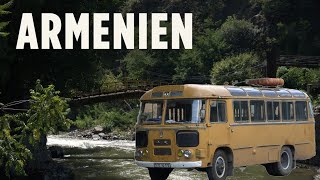 Überraschungsbaustellen Ladas und russische Oldtimer Busse Armenien mit dem Camper [upl. by Grefe]