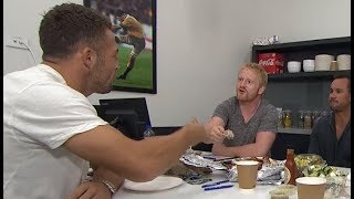 Sam Burgess and James Graham fight off camera [upl. by Ai]