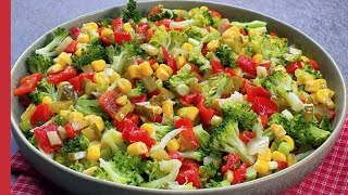 Healthy amp Easy Broccoli Salad Recipe 🥦 How to Make Delicious Broccoli Salad [upl. by Aran]