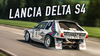 Onboard Lancia Delta S4 Rally  HQ engine sound [upl. by Leaj]