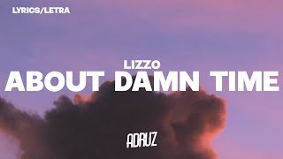 Lizzo  About Damn Time LyricsLetra [upl. by Aihtenyc241]