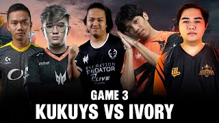 Game 3 Kukuys vs Ivory  ESL One Bangkok 2024 Southeast Asia Closed Qualifier [upl. by Durwyn]