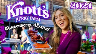 Knotts Boysenberry Festival Foodie Guide 2024 [upl. by Hilbert]