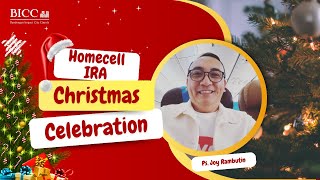 Homecell IRA Christmas Celebration quotStrong amp Impactquot 14 Des 2023  Ps Joy Rambutin [upl. by Murray782]