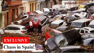 Spain 🇪🇦  Terrible floods due to torrential rain in Cadaqués of Girona province [upl. by Sellers]