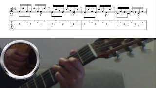 Milonga  Juan Buscaglia  Classical Guitar TAB [upl. by Elyagiba]