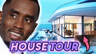 PDiddy  House Tour 2020  Beverly Hills Mega Mansion   885 Million Dollars [upl. by Eniak]