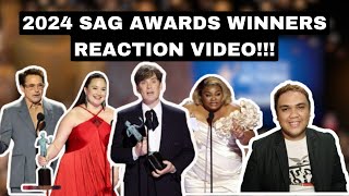 2024 SAG WINNERS REACTION VIDEO [upl. by Dimah]