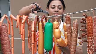 How Country Sausage Is Made From Scratch To Factory 2024  Village Cooking Channel [upl. by Ravel]