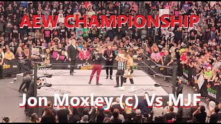 FULL MATCH AEW World Championship Jon Moxley c vs MJF 111922 [upl. by Shulem]