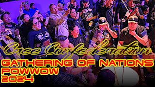 Cree Confederation Contest Song l FNL Gathering Of Nations GON Powwow 2024 [upl. by Ybab]