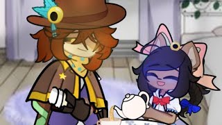 Tea Party Gacha life 2 Undertale AU Golden Stars Kanako amp Clover short video [upl. by Yarised]