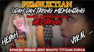 WANITA BERTARING NYATA  viral nyata real [upl. by Ynnavoeg176]