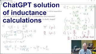 ChatGPT solution of Task 23 and 25 about induction and equivalent inductance [upl. by Nalyr596]