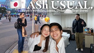 AShUSUAL REPH’S BIRTHDAY FLYING TO JAPAN DYLAN’S COLLEGE DORM  ASHLEY SANDRINE [upl. by Teeniv]