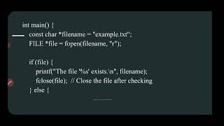 Implementation of file open and close file processing in C [upl. by Flory]