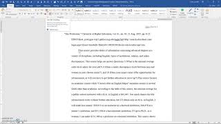 How to Apply Hanging Indent in Annotated Bibliography [upl. by Maire]