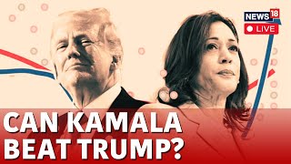 US Elections 2024 Live Can Kamala Harris Beat Donald Trump In The Upcoming September Debate  N18G [upl. by Ethelyn836]