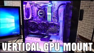 How to Mount a vertical GPU in your pc easily  S340 Elite [upl. by Atnima960]