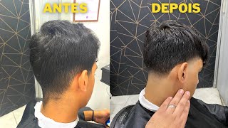 Como fazer corte americano em cabelo liso [upl. by Shutz]