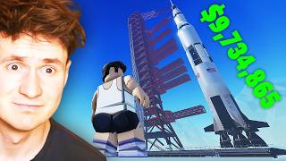 Launching a Max Rocket Ship in Roblox [upl. by Enialehs461]