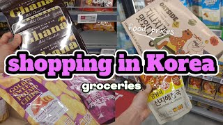 Grocery Shopping in Korea vlog🇰🇷 Supermarket Food with Prices 🛒 shopping in korea💜 [upl. by Agnes]