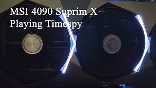 Coil whine comparison of 4090 Suprim X and 4090 Aorus Master [upl. by Rim]