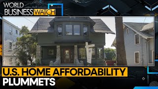 US home price surge outpaces income growth  World Business Watch  WION [upl. by Iridis956]