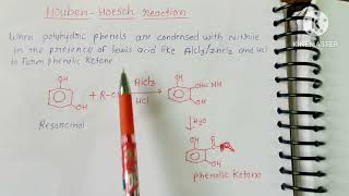 Haouben Hoesch reaction [upl. by Babb]