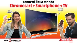 Chromecast come connetterla a TV e Smartphone  Now Connect [upl. by Ynotna]