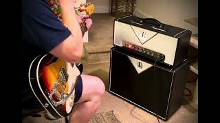 TopHat Super Deluxe hd w2x10 cab Demo wTopHat Telavarius Thinline Custom [upl. by Stormi]