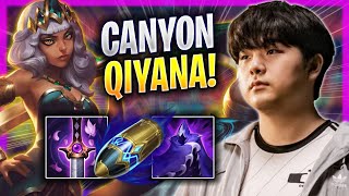 CANYON TRIES QIYANA WITH NEW BUFFS  GEN Canyon Plays Qiyana JUNGLE vs Vi  Season 2023 [upl. by Morris644]