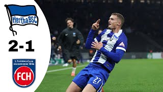 Hertha BSC 21 FC Heidenheim Highlights  DFBPokal 20242025 [upl. by Danaher516]