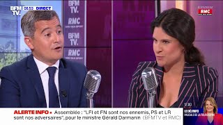 Darmanin  quotEstce que je suis exemplaire  Il faut demander à mon épousequot [upl. by Nus]