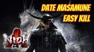 Nioh Dicas Date Masamune easy kill [upl. by Thar90]